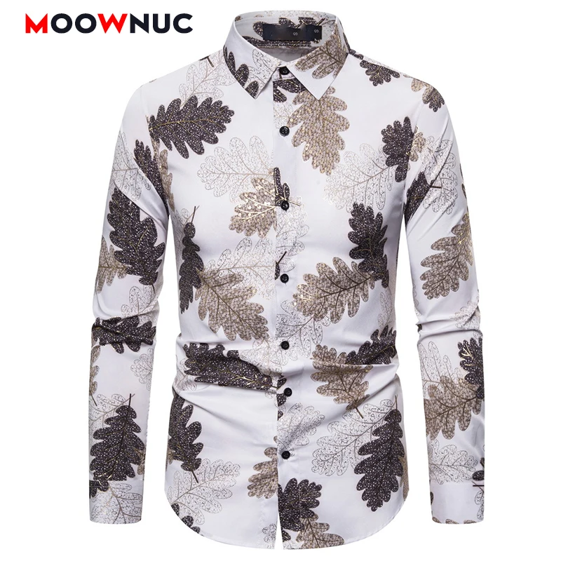 

Мужская рубашка с длинным рукавом, Повседневная рубашка с принтом в европейском стиле, лето 2020