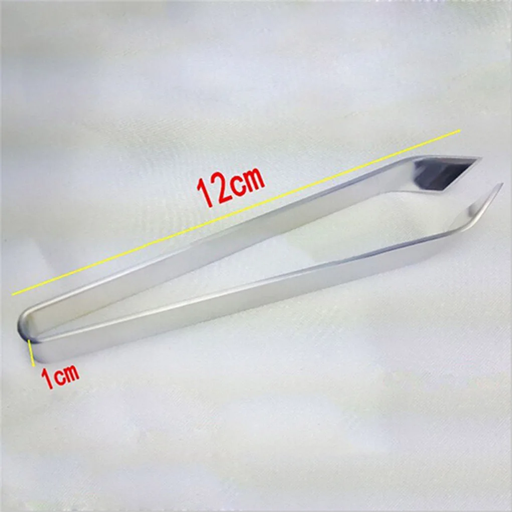 

Hot Stainless Steel Fish Bone Tweezers Remover Pincer Puller Tongs Pick-Up Seafood Tool Crafts