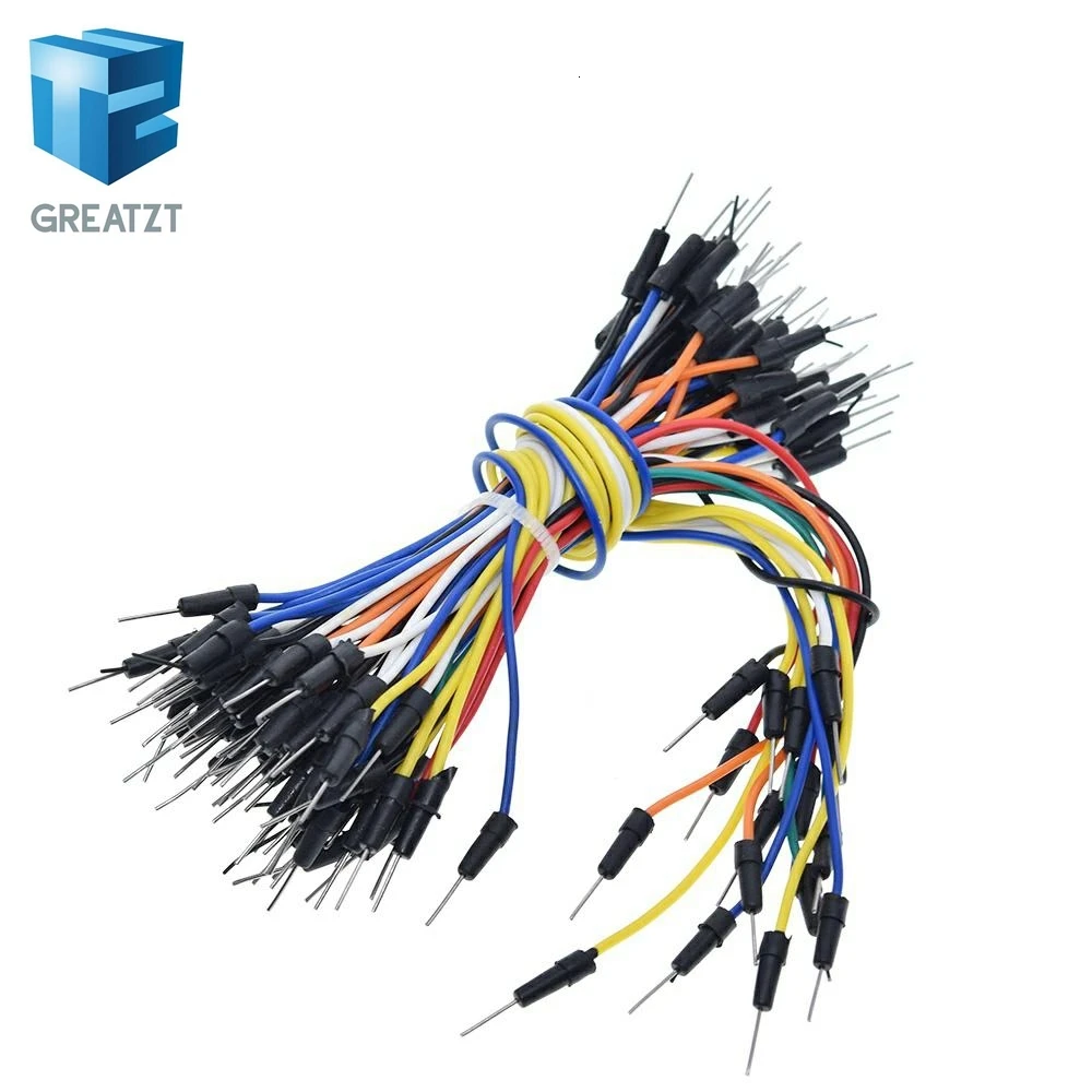 GREATZT 65 шт. прыжок провода кабель мужчин и мужчин Перемычка провода для Arduino Макет