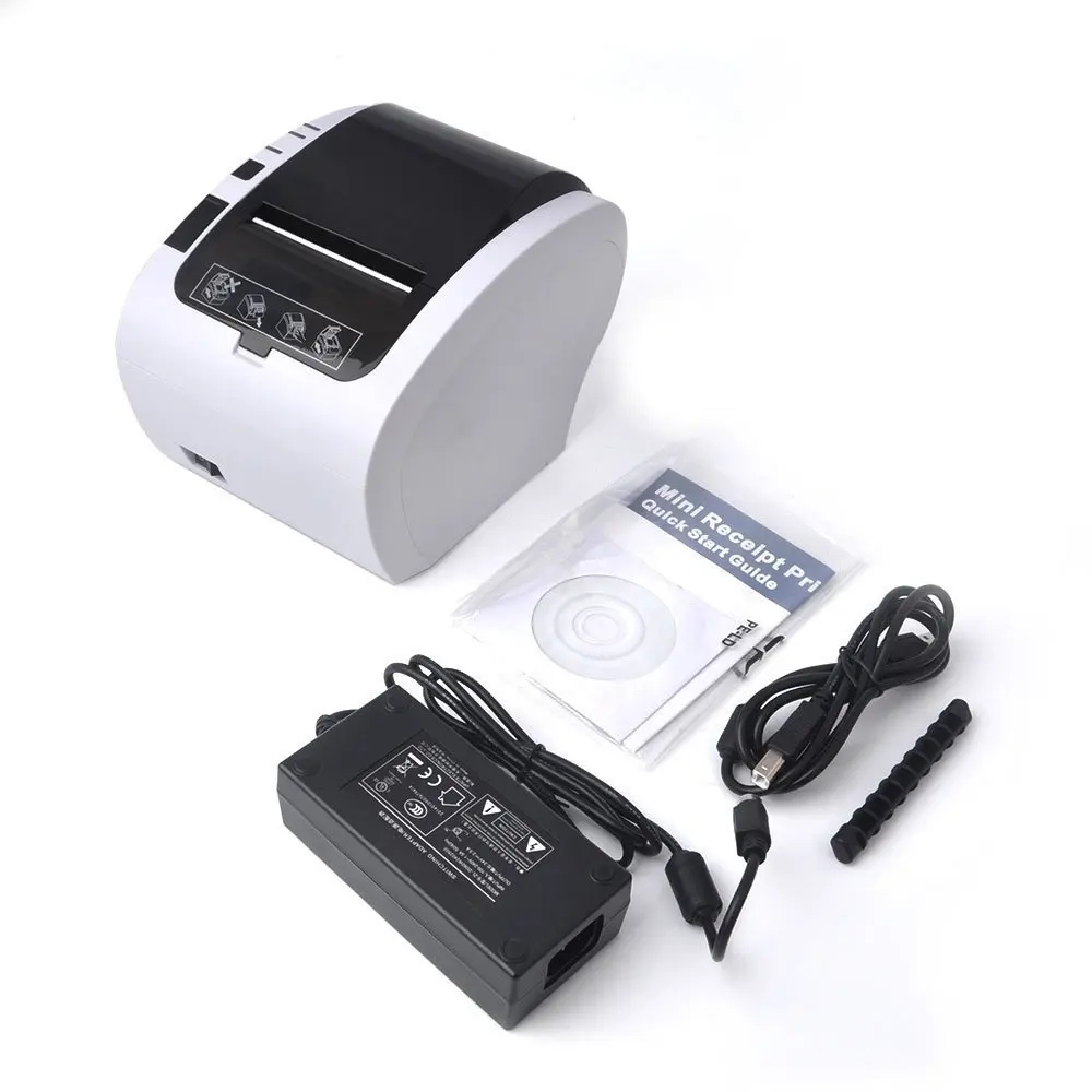 Дешевые Черный Высокое разрешение pos 80 мм термальный принтер с авто резак|thermal