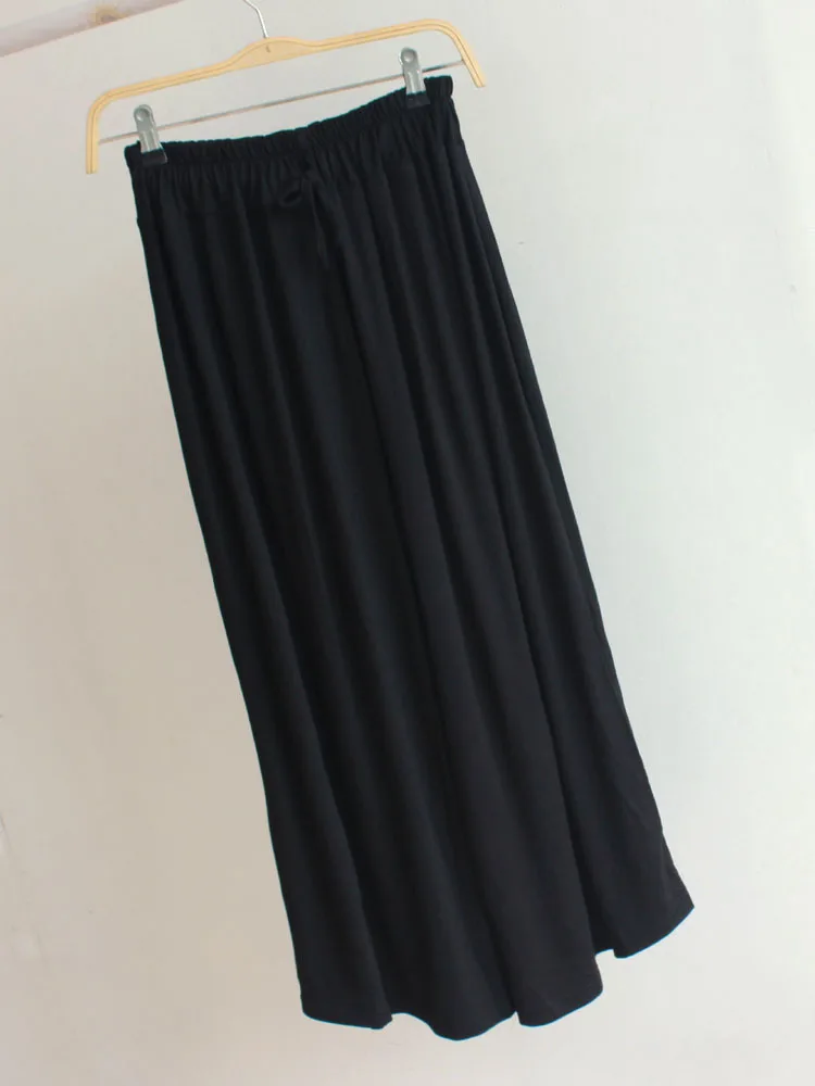 2020 Elastic High Waist Female Casual Loose Pant Women Modal Wide Leg Pants New Summer Thin Fashion Spring Autumn Trousers | Женская