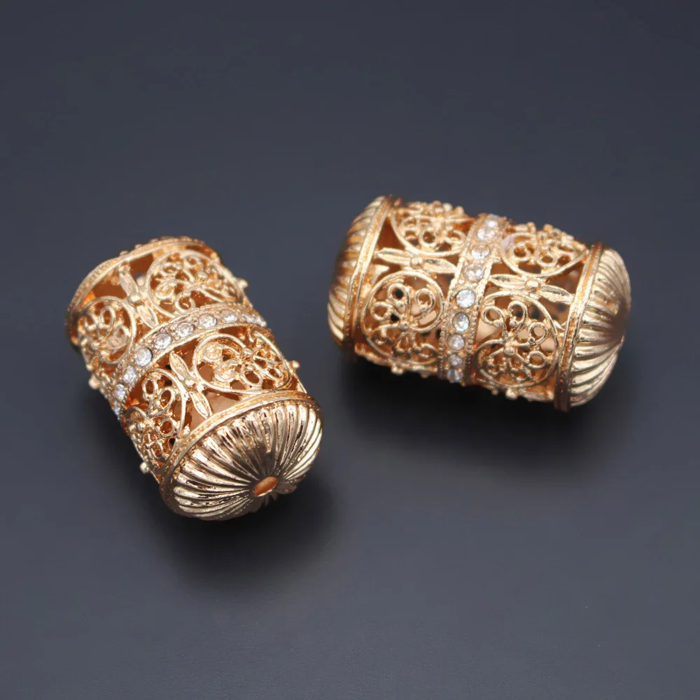 10 шт. золотые металлические бусины-разделители 2 5 мм