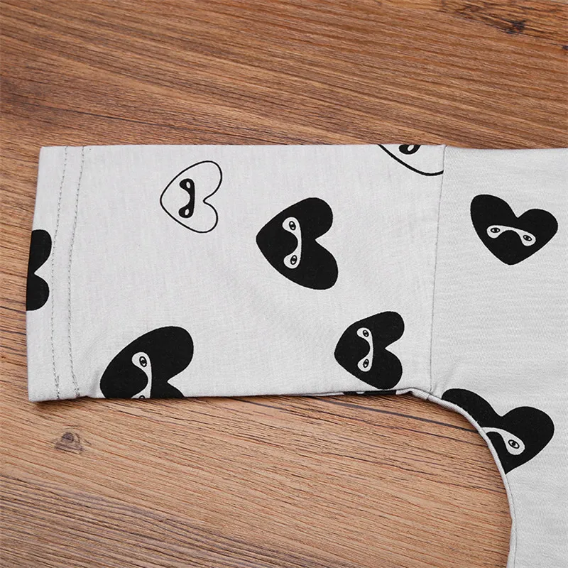 

Kids Autumn Cotton Loose Dress Infant Children's Fashion Sweater Dress Girls Baby O-neck Clothes Sets Cute Love Print Costume