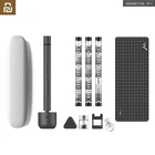 Мини-шуруповерт Youpin Wowstick 1FS 1F + 1F Pro, литиевая электрическая отвертка, корпус из сплава, 3 светодиодсветодиодный аккумулятора, с 56 битами