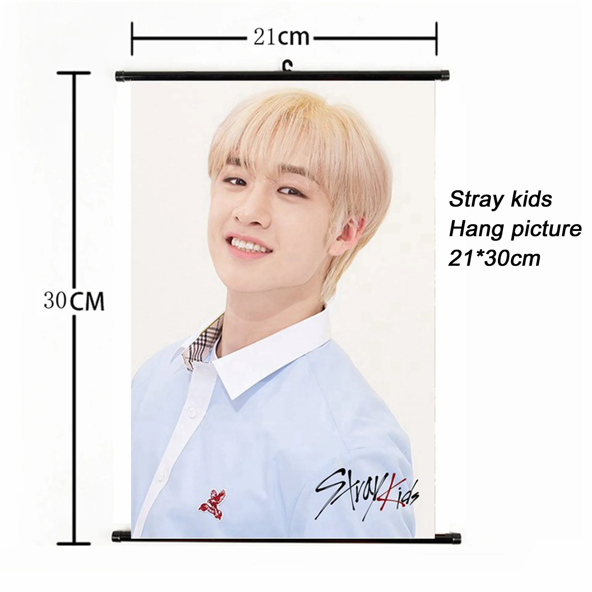 Модный Kpop Stray Kids повесить paintng 21*30 см плакат страй дети подписи альбом Фотокарта плакат вентиляторы коллекция Канцелярский набор