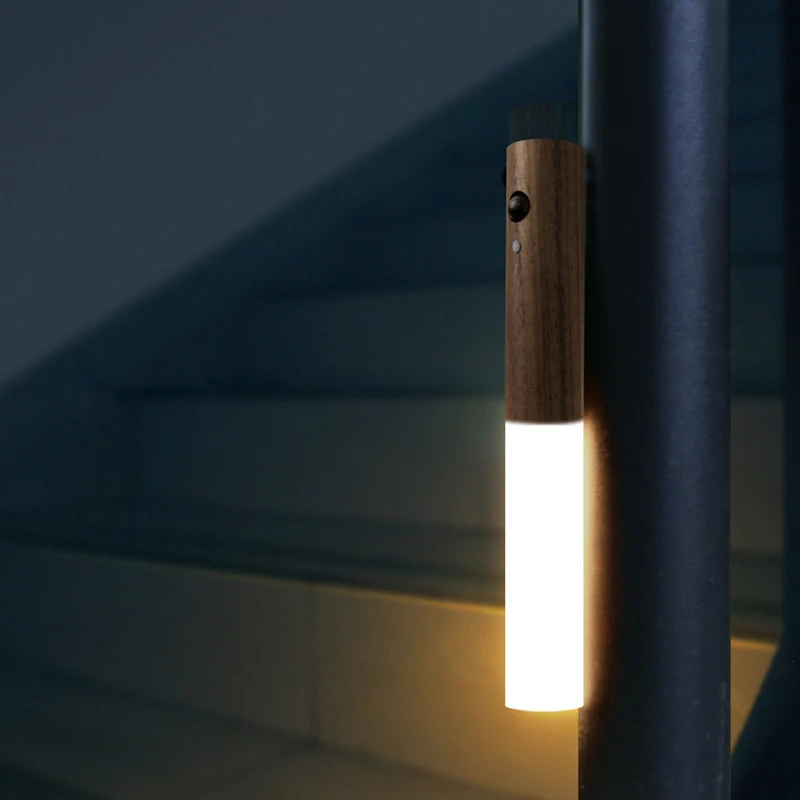 

Motion Sensor Wireless LED Night Lights Bedroom Decor Light Detector Wall Decorative Lamp Staircase Closet Room Aisle Lighting