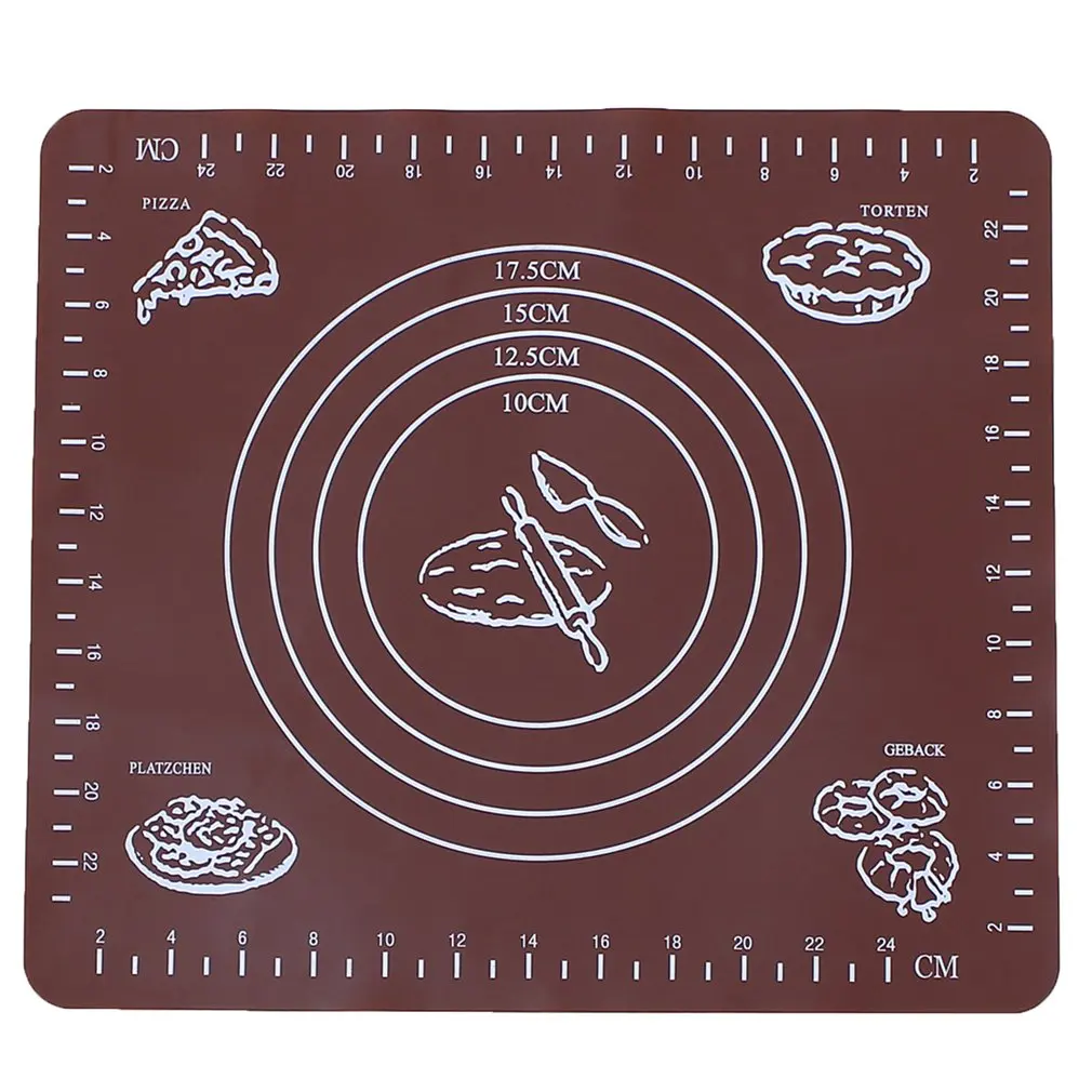 Антипригарные силиконовые весы коврик для выпечки духовка раскатки теста