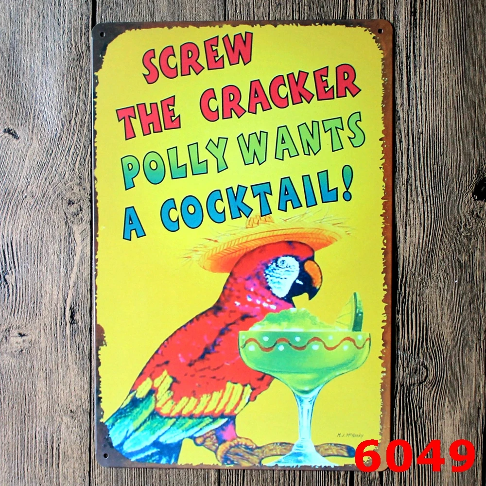 Винтажная металлическая живопись "Винная реклама" настенные наклейки ремесла для ресторанов, баров, кафе и домашнего декора.