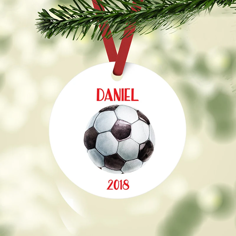Футбольный орнамент с именем под заказ персонализированный для футбольного мяча