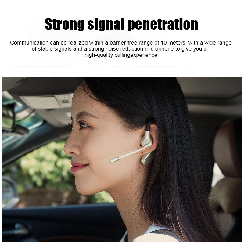 englai m8 replaceable battery super long standby wireless car bluetooth headset 5 0 sport hanging ear business headset free global shipping
