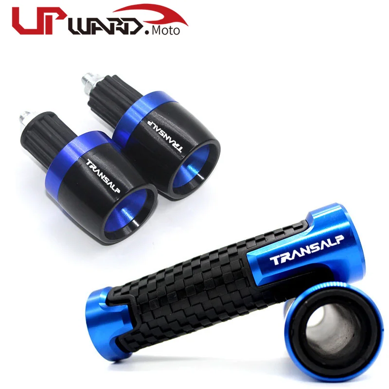 For Honda TRANSALP 600 XL700V 700 XL 650 VY/V1-V7 Transalp 7/8'' 22mm Motorcycle handlebar grips ends rubber handle bar grip end |