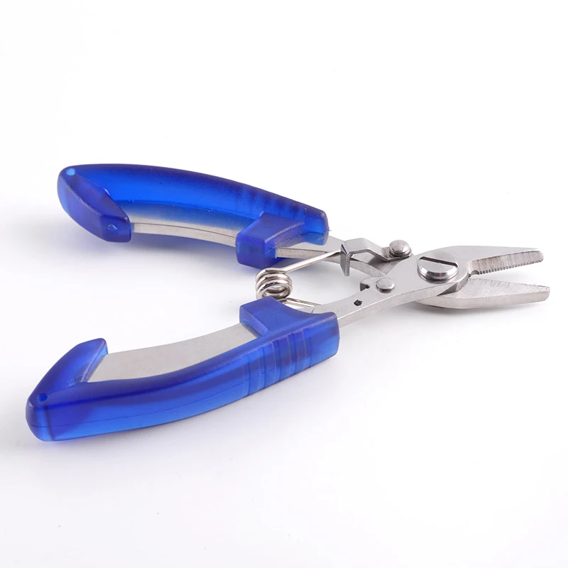 Рыболовные плоскогубцы из нержавеющей стали Нескользящие щипцы для обжима лески