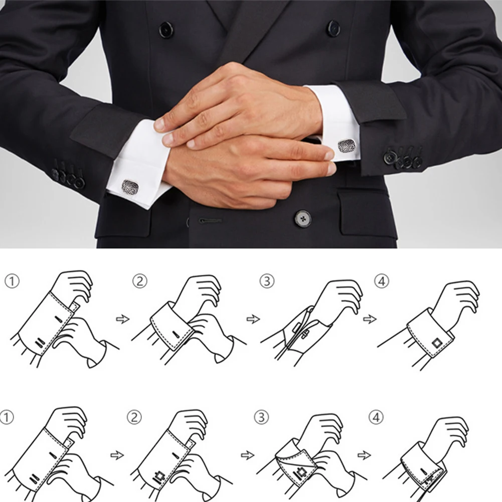 2 шт. мужские запонки аксессуары для одежды подарок украшение ретро узор рубашки