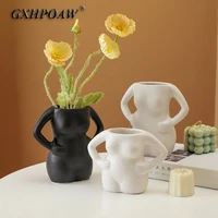female nude vase human body sculpture akimbo girl vases nordic style flower arrangement container home desktop crafts ornaments