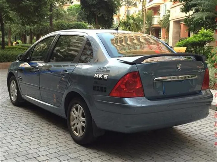 For Peugeot 307 Spoiler High Quality ABS Material Car Rear Wing Primer Color 2008-2012 | Автомобили и мотоциклы