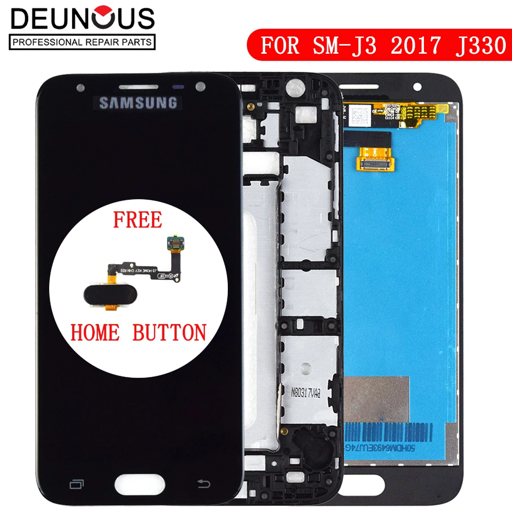 Оригинальный ЖК дисплей AMOLED J3 Pro для Samsung GALAXY стекло J330 2017 J330F с сенсорным