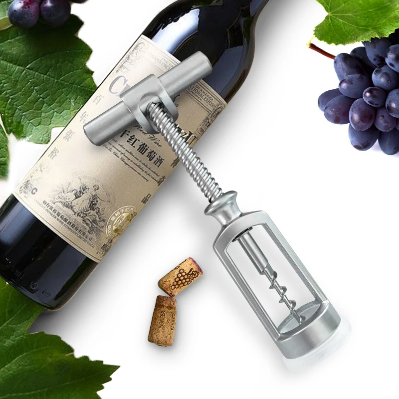 

Wine Creative Wine Opener Cork Open Manual Wine Remover Champagne Opener Wine Opener Easily Kitchen Accessories for Home Use