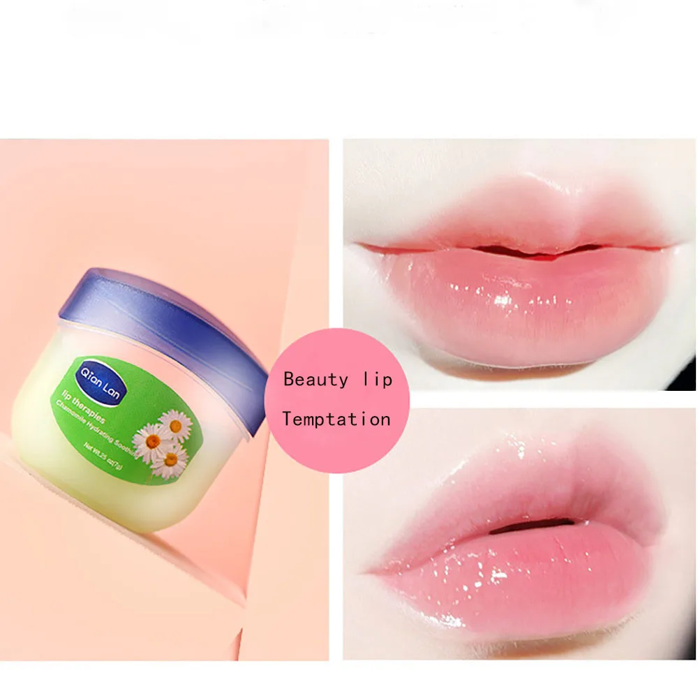 Бальзам для губ вазелиновый увлажняющий основа помады макияж натуральное