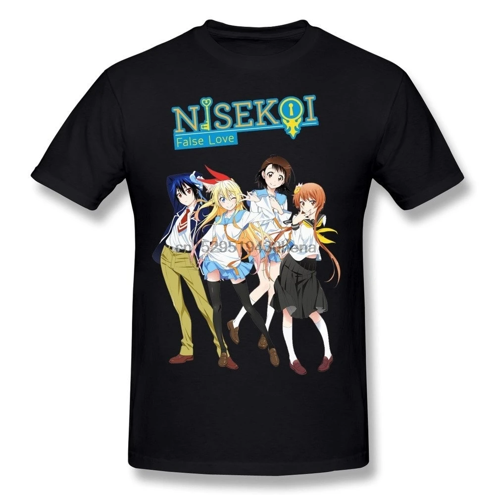 Мужская футболка с рисунком Nisekoi | одежда
