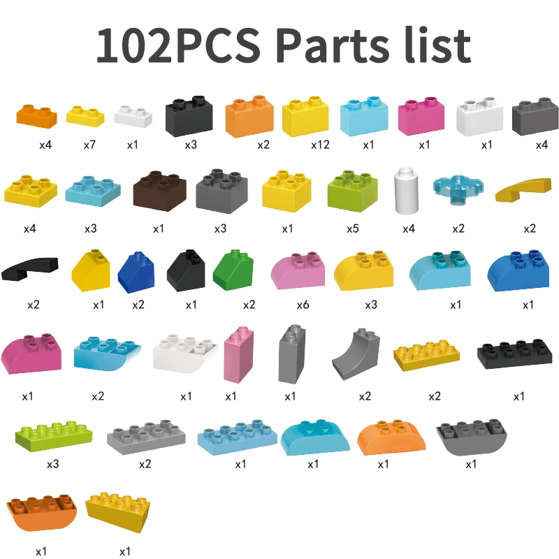 

Marble Run Big Size Blocks Building Blocks Funnel Slide Blocks DIY Big DIY Bricks Toys For Children Kids Gift