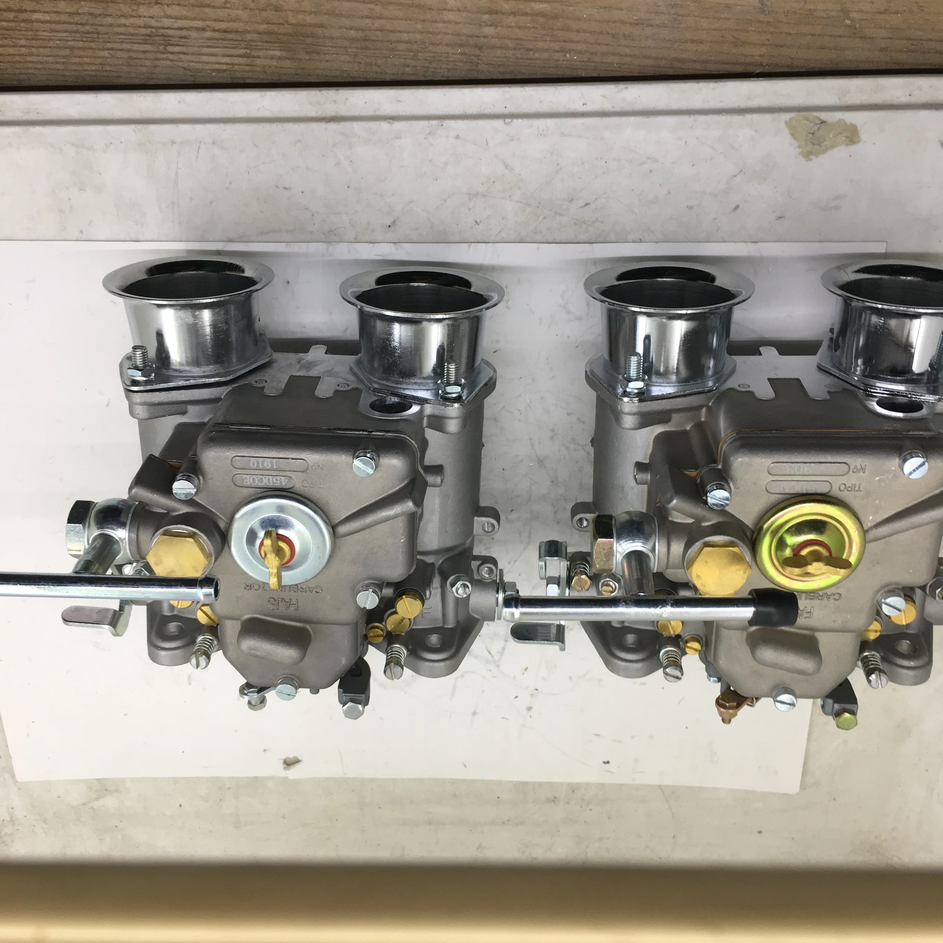 Шеррайберг (2x) 45 Dcoe 152 двойной карбюратор fajs dual carb DCOE для GOLF JETTA PASSAT 1 8 2 0 Weber Solex