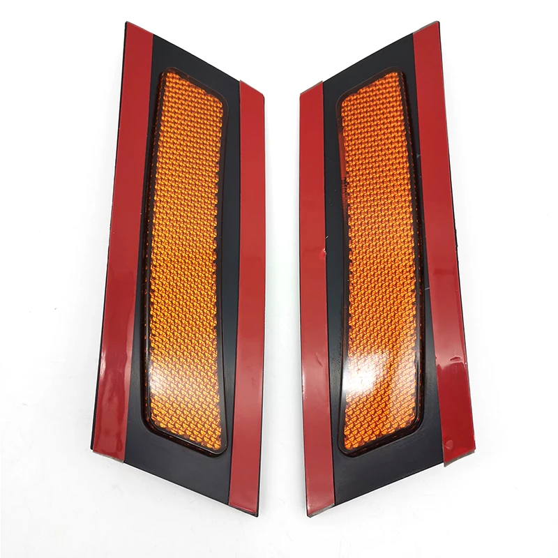 2 шт. желтый автомобильный передний бампер отражатель боковые габаритные огни