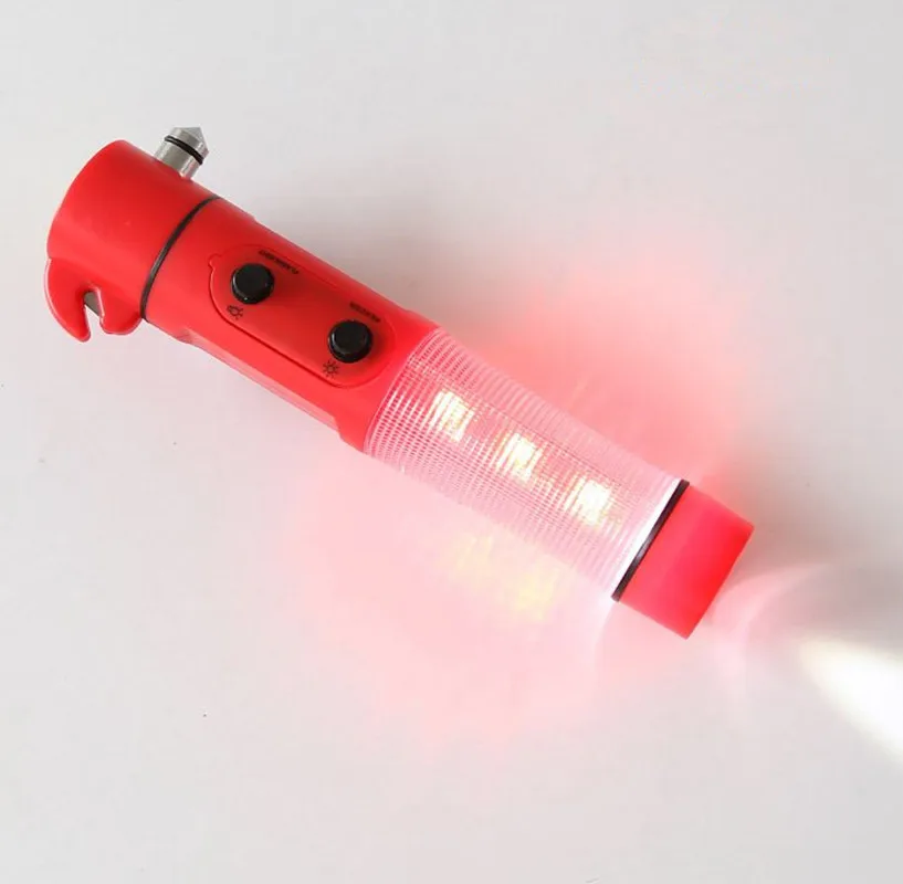 4 в 1 Многофункциональный Автомобильный аварийный молоток безопасности