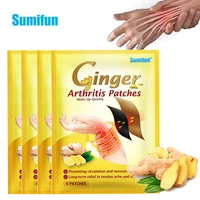 6pcs tenosynovitis massage ginger patch treat finger rheumatism relief hand wrist muscle sprain pain relief medical plaster