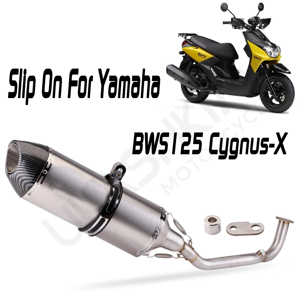 

Для Yamaha Cygnus-X Strength BWS с водяным охлаждением Передняя выхлопная труба деревня полностью из углеродного волокна Модифицированная Ycf Cb 300 Mt F900r