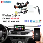 Беспроводная навигация Carplay с поддержкой IOS Android с функцией Mirror Link для Audi A6 C6 C7 RMC A7 A8 D3 D4 MMI 3G