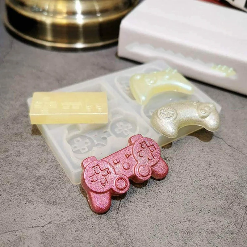 

Game Controller Silicone Resin Molds for DIY Keychain, 2Pcs Video Game Resin Mold, Silicone Molds for Resin Casting