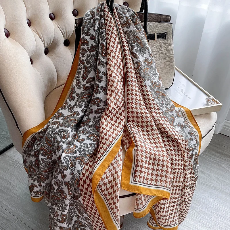 

New Fashion cotton Women 2022 Scarf Beach Hijab Shawls and Wraps Female Foulards Echarpe Lady Headband Bufandas Sjaal 180*90