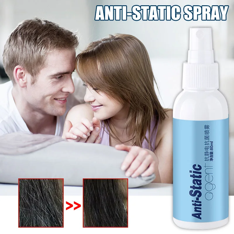 

Static Remover Sprays for Clothes Long Lasting Anti-Wrinkle Anti-Sticking Household Anti Static Spray 80ml NShopping