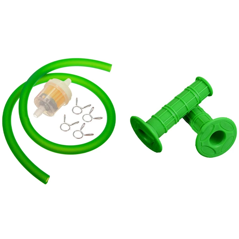 1 пара ручек для мотоциклов и комплект бензиновых фильтров 6 мм + шланг труб