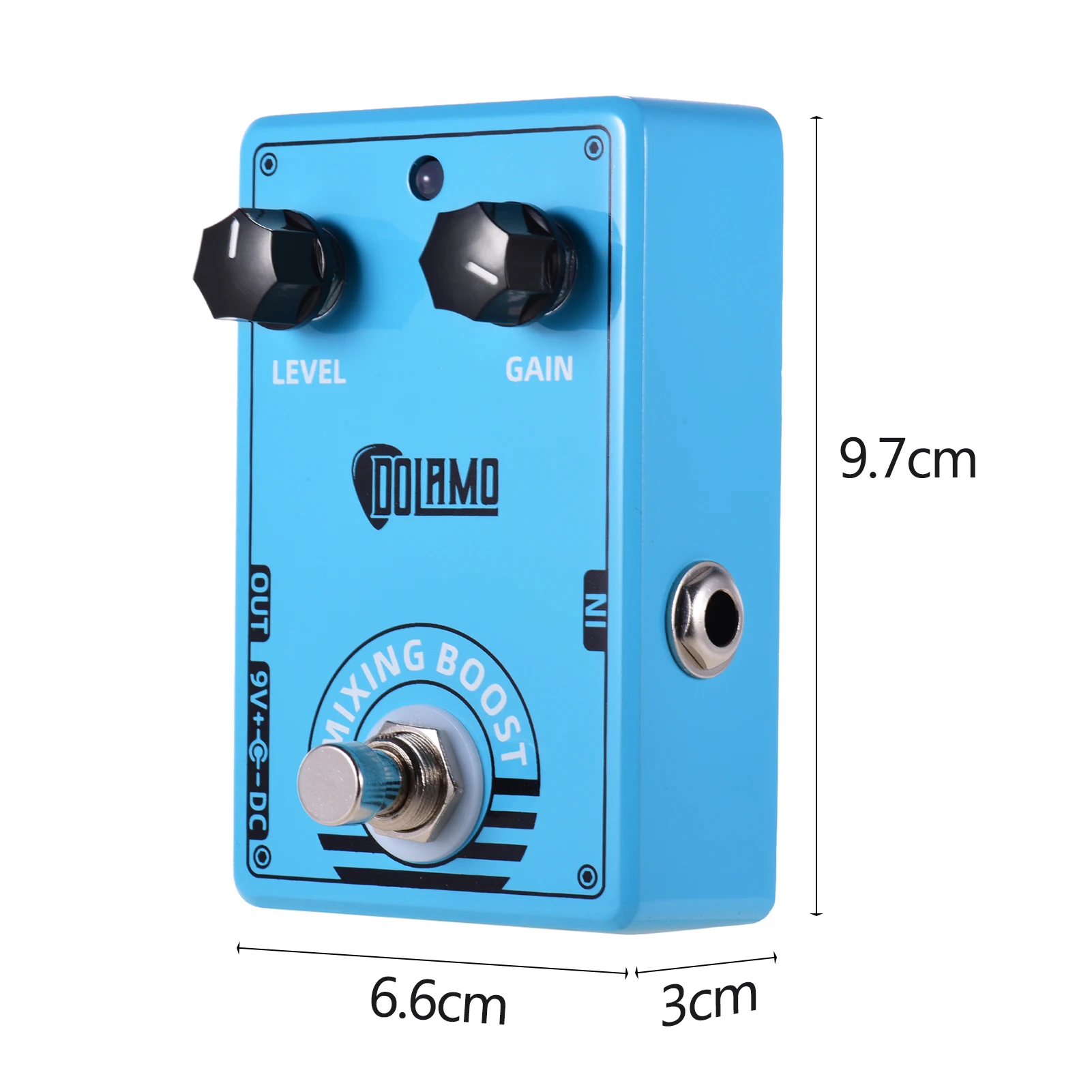 

Dolamo D-10 Mixing Boost Guitar Effect Pedal with Level Gain Controls and True Bypass Design for Electric Guitar Accessories