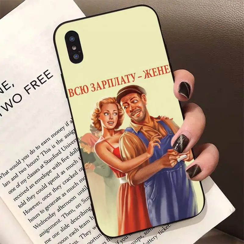 

FHNBLJ Sexy Pin up Girl Phone Case for iPhone 11 12 pro XS MAX 8 7 6 6S Plus X 5 5S SE 2020 XR case