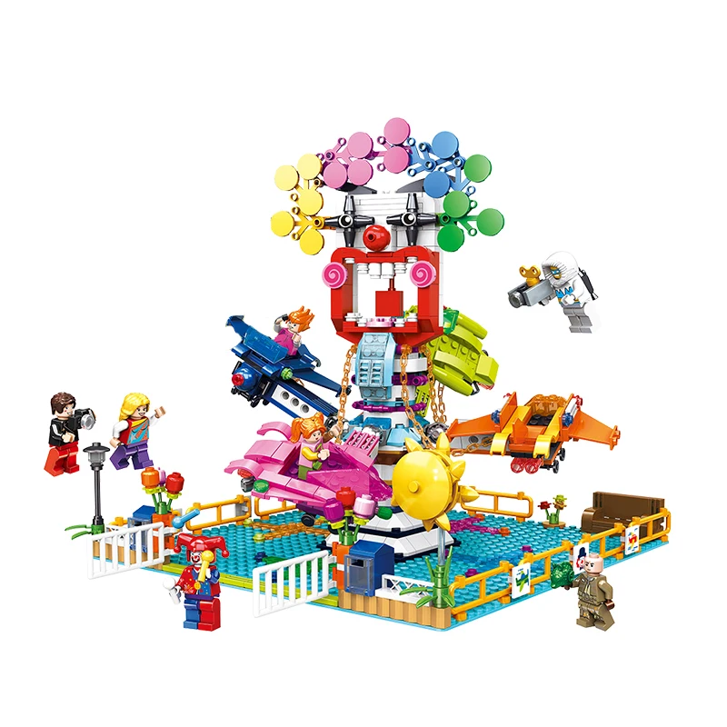 Новая история игрушек совместима с Lego friends серии парк развлечений колесо