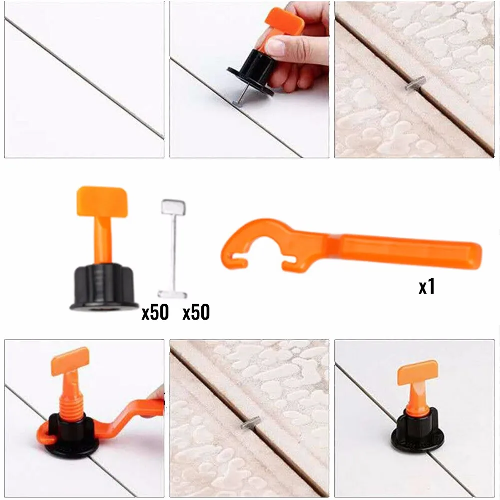 

Alignment Spacers 1*Auxiliary Tool For Floor Wall 50*Tile Leveler Equalizer