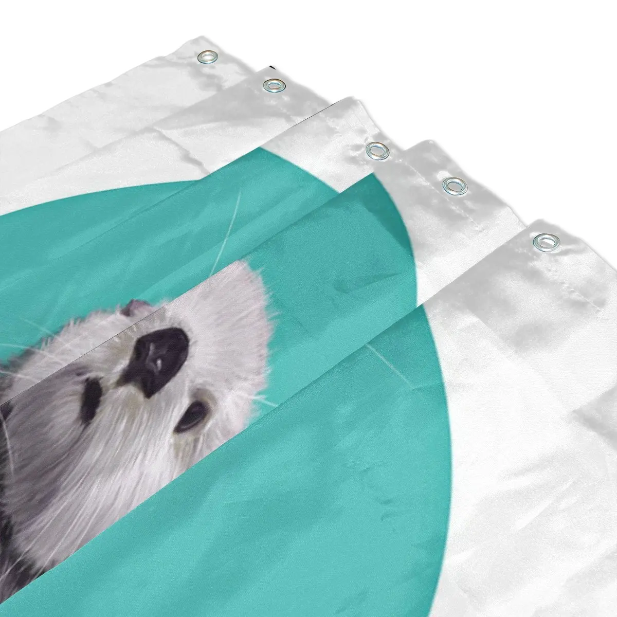 Забавная Водонепроницаемая занавеска для ванной комнаты с изображением