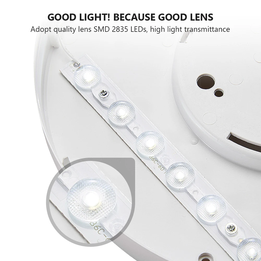 Luz de techo LED 72W 36W lámpara de Panel de montaje en superficie AC 220V 3 colores cambian la lámpara moderna para la iluminación de la decoración del hogar