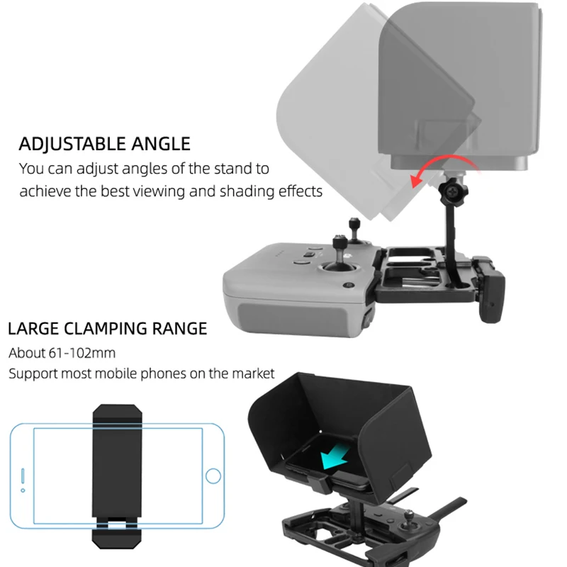 Держатель телефона регулируемый кронштейн для пульта дистанционного управления