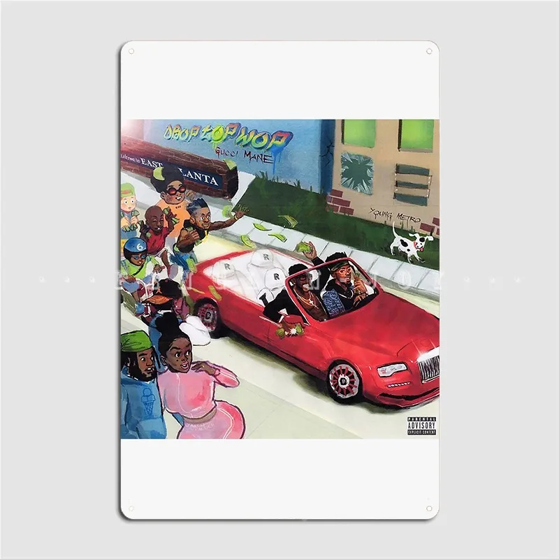 

Постер Wop Drop Top, металлический плакат, настенный плакат, кинотеатр, гостиная, дизайн, оловянный плакат