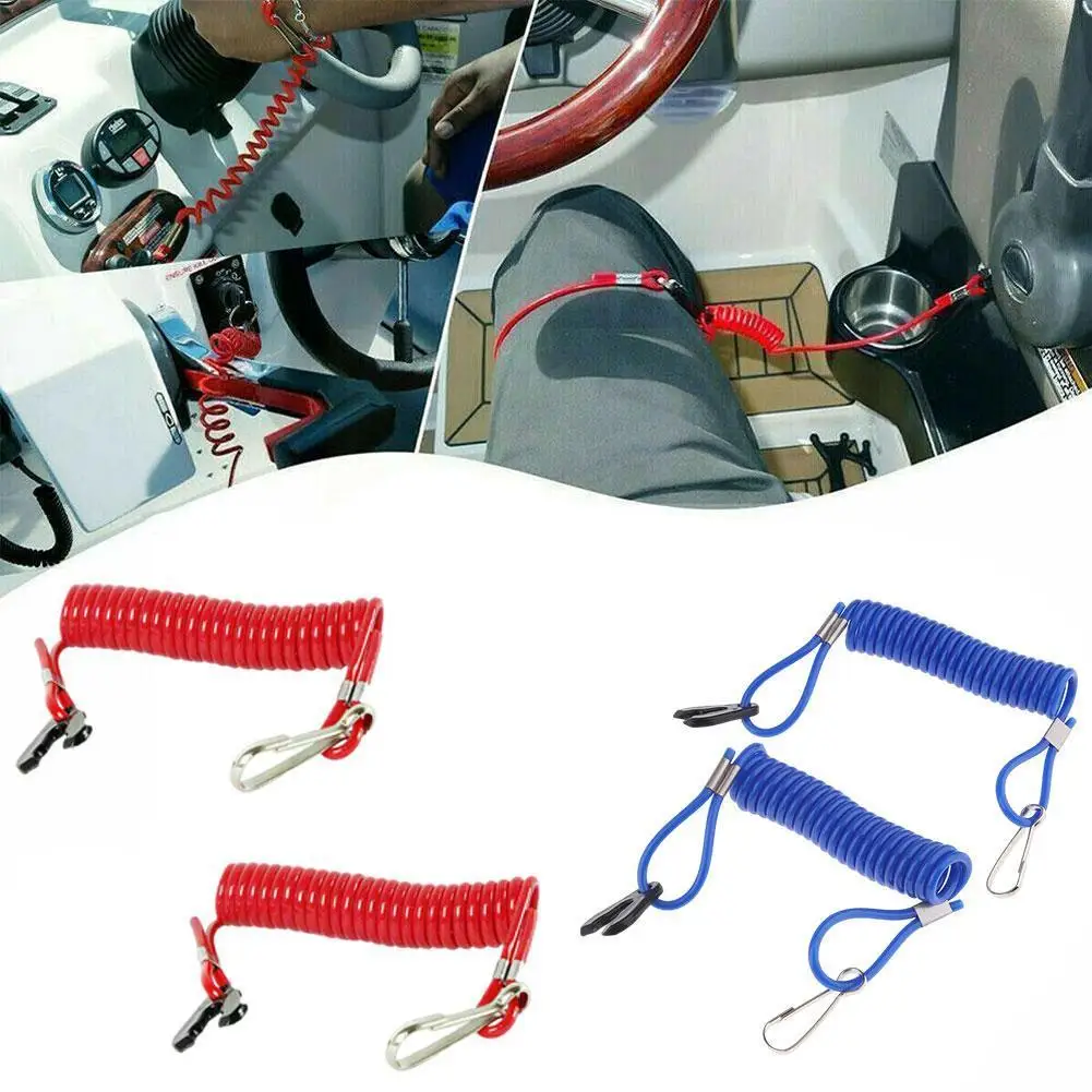 

1PC Boat Outboard Engine Motor Lanyard Kill Stop Switch Safety Tether for YAMAHA Hot selling