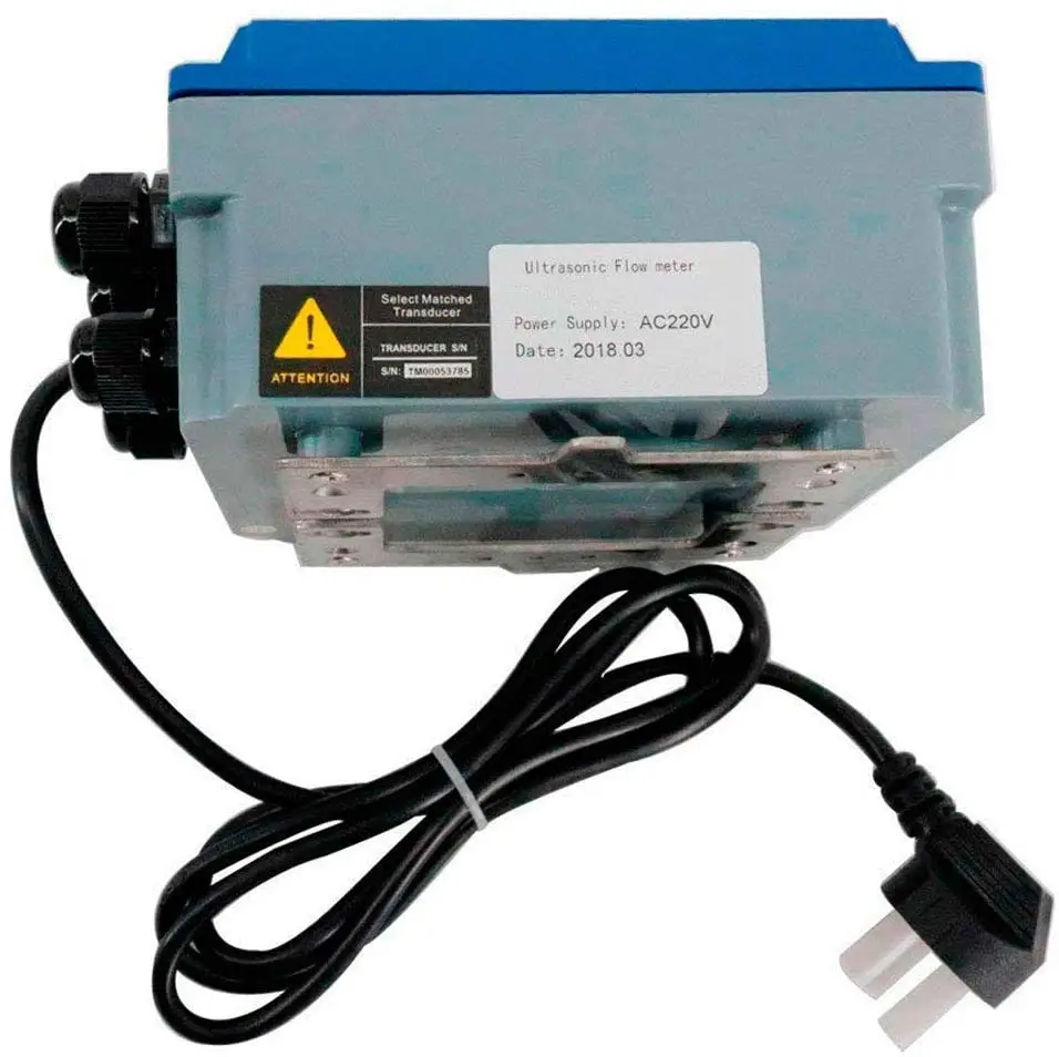 Цифровой ультразвуковой расходомер воды настенный измерительный прибор