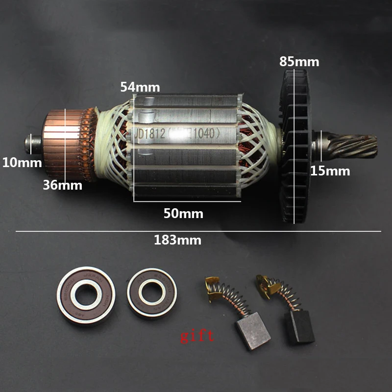 AC220-240V статор ротора замена для Makita 1040 LS1040 DCA FF-255 режущий аппарат 9 Зубцов