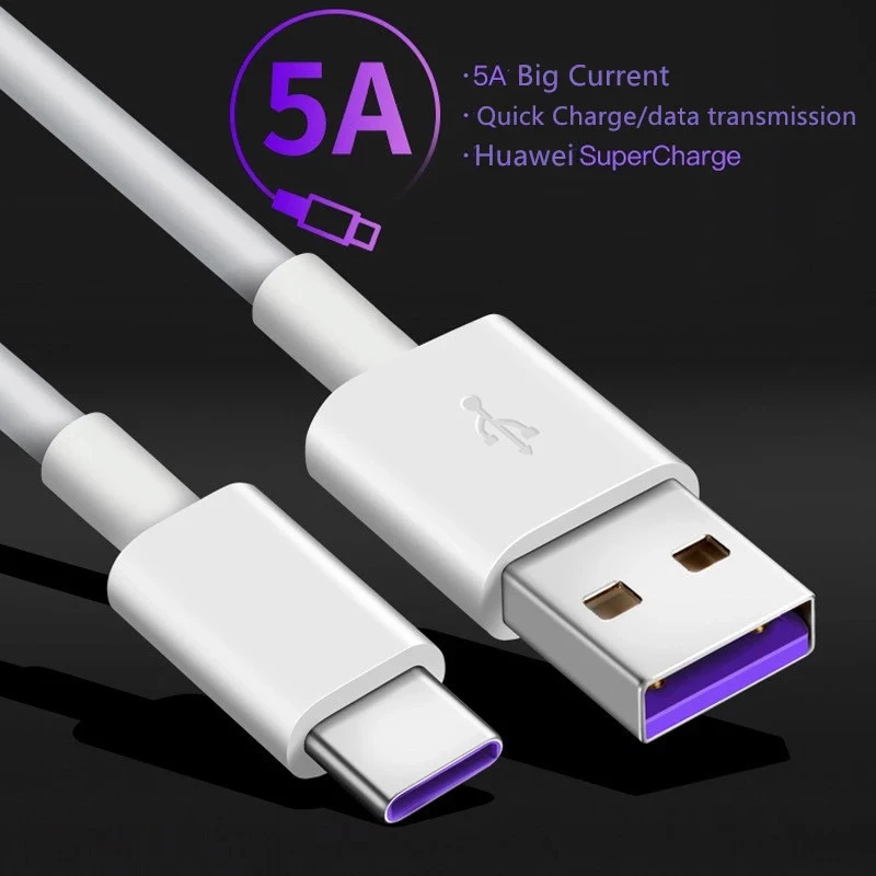 5a usb type c fast charging kable for huawei samsung xiaomi phone supercharge qc3 0 usb c fast charging cable phone accessories free global shipping
