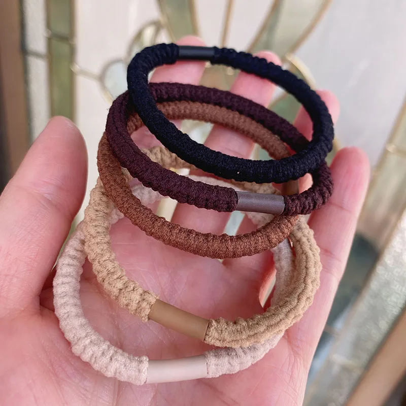 

10Pcs Trendy Women Elastic Hair Bands Girls Hair Scrunchies Ponytail Hair Holders Hair Gum/Tie Hair Accessories