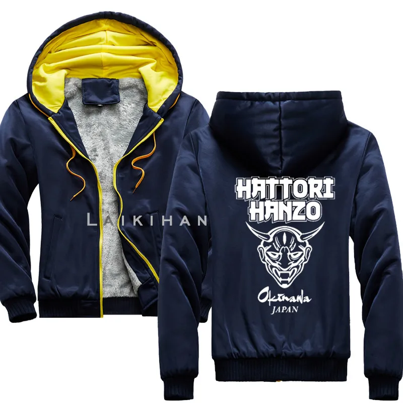 

Hattori Hanzo Mens Hoodies Casual Hooded Coat Spring Autumn Sportswear Male Sweatshirt Mens Hip Hop Coats Brand Clothing
