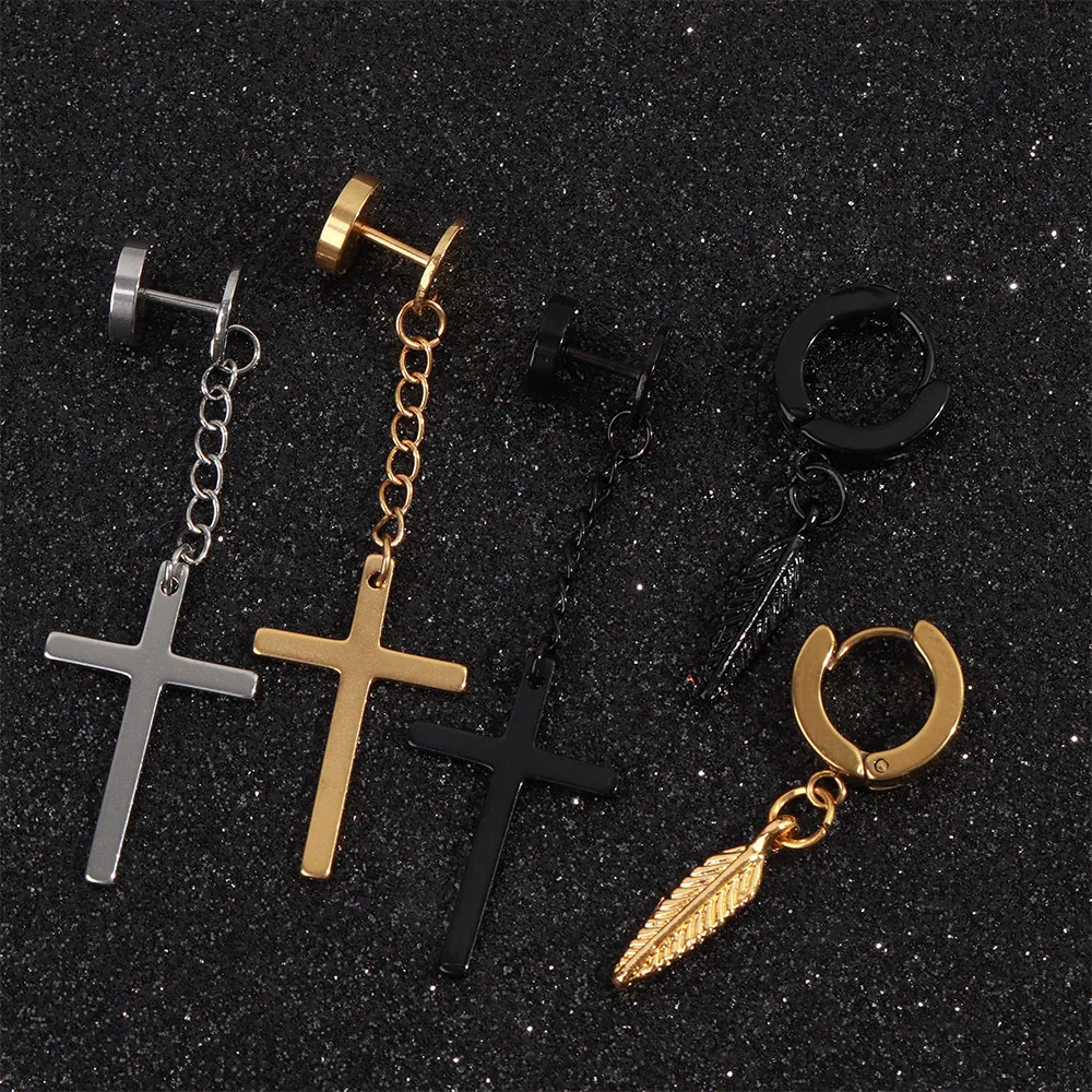 Серьги Подвески Для Пирсинга Ушей из нержавеющей стали|Серьги-подвески| |