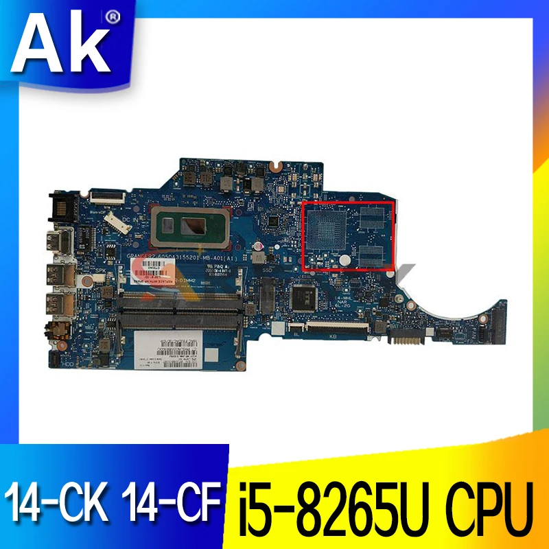 

Материнская плата Akemy 6050A3155201 с/i5-8265U для ноутбука HP Pavilion 14-CK 14-CF 14-CR 14S-CF 14S-CR